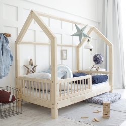 Madrid  - Natur Juniorseng, Med Sengehest &amp; Tag