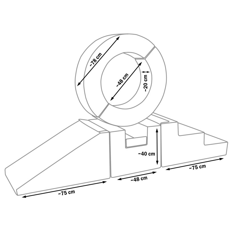 Bjle skumst - Pink/Gr
