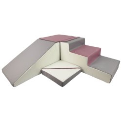 Rutsjebane legest Bld Skumleg - lilla/hvid/gr