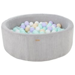 Fljls Boldbassin m. 300 bolde - Grn, Lilla, Hvid