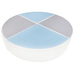 Balancepude Skum - Hvid/Bl/Gr