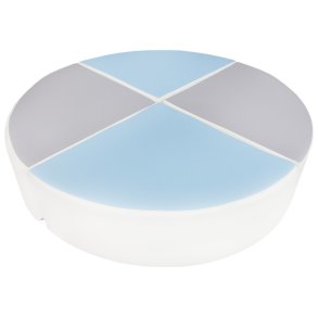 Balancepude Skum - Hvid/Bl/Gr