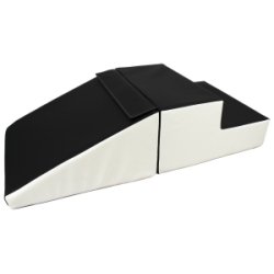 Rutsjebane legest/Skumleg - sort/hvid