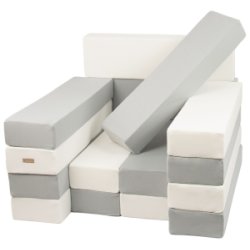 Blde byggeklodser Hvid