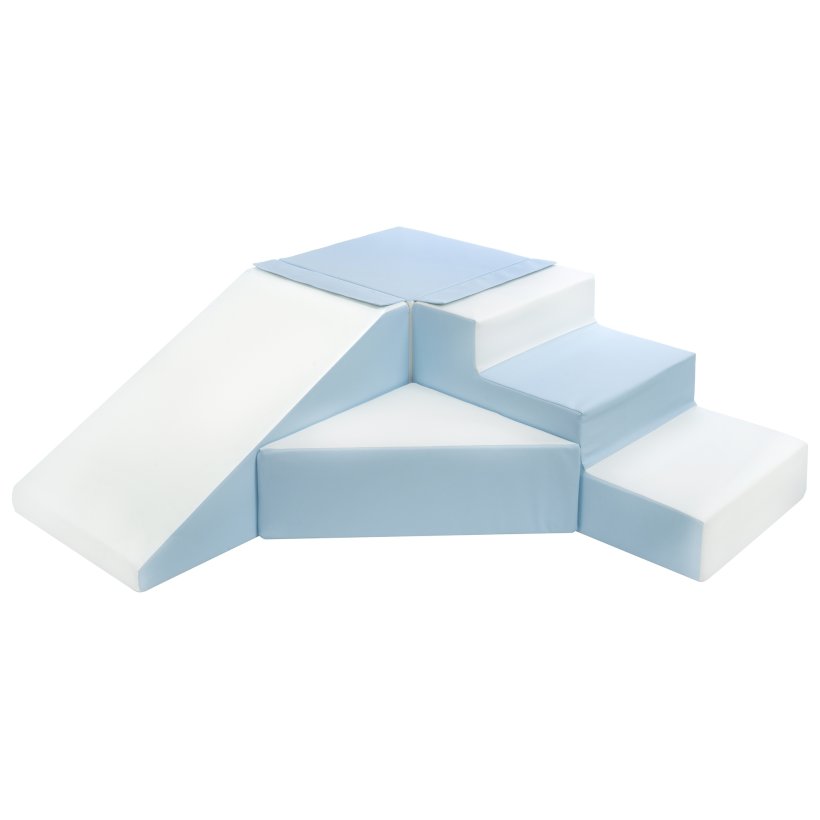 Rutsjebane legest Hrd Skumleg - hvid/Babybl