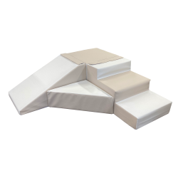 Rutsjebane legest Hrd Skumleg - Hvid/Beige