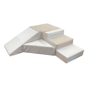 Rutsjebane legest Hrd Skumleg - Hvid/Beige