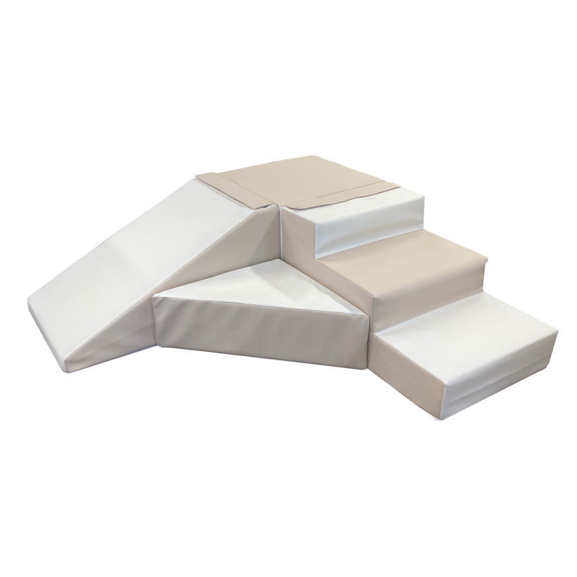 Rutsjebane legest Hrd Skumleg - Hvid/Beige