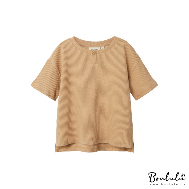 Lil' Atelier - Rajo SS Boxy Top, Iced Coffee