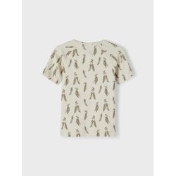 Lil' Atelier - Geo SS Slim Top, Turtledove 