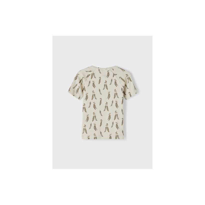 Lil' Atelier - Geo SS Slim Top, Turtledove 