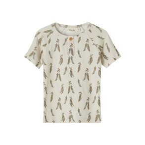 Lil' Atelier - Geo SS Slim Top, Turtledove 