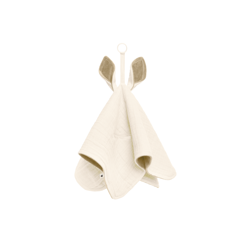 BIBS - Cuddle Cloth Kangaroo, Ivory/Vanilla