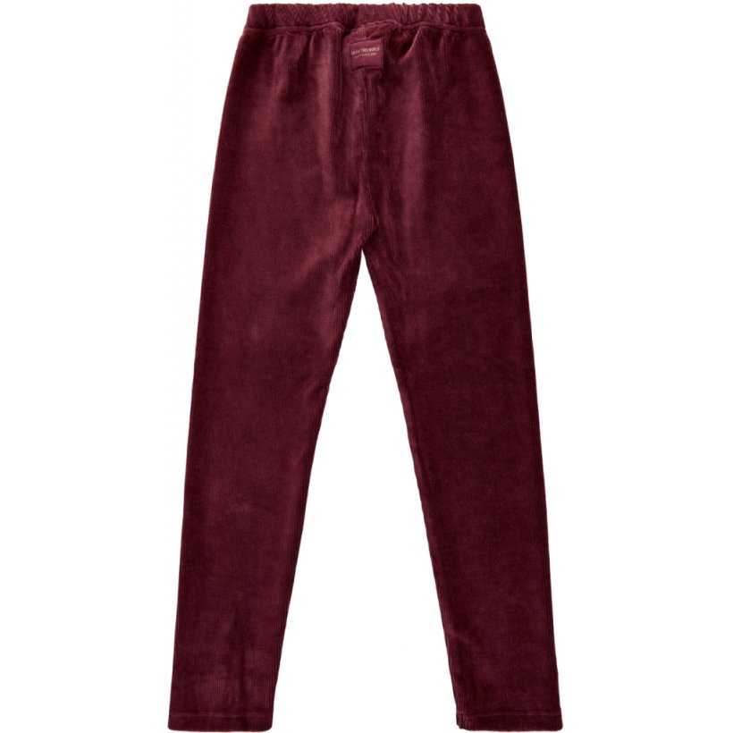 Soft Gallery - Issa Velvet Rib Leggings, Tawny Port
