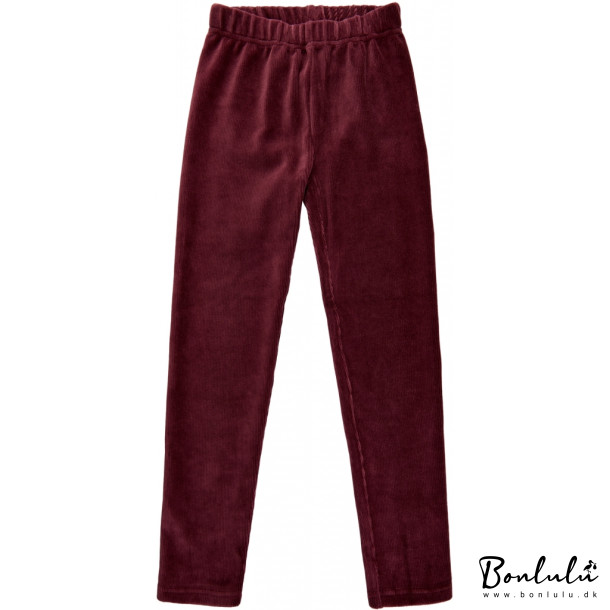 Soft Gallery - Issa Velvet Rib Leggings, Tawny Port