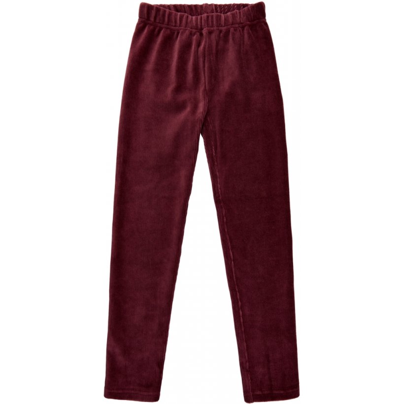 Soft Gallery - Issa Velvet Rib Leggings, Tawny Port