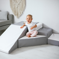 Rutsjebane legest Hrd Skumleg - hvid/gr